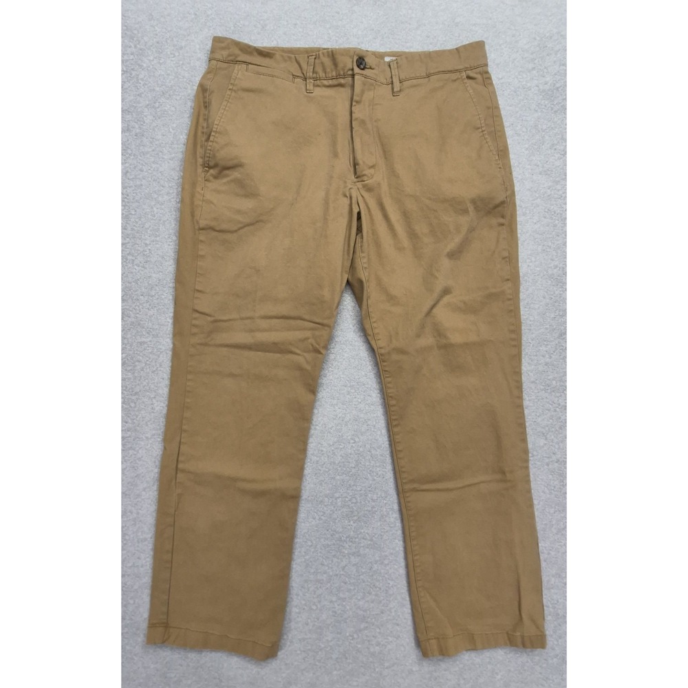 Goodfellow & Co Hennepin Chino Pants Mens 36x29 Brown Slim Fit Stretch Casual